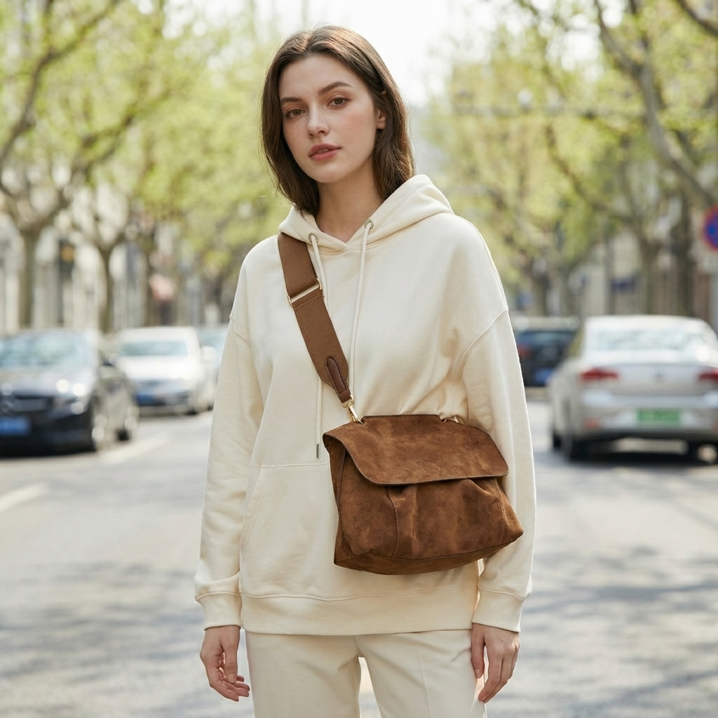 Mayla | Soft Suede Everyday Crossbody Tote