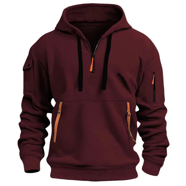 LEON | ENHANCED ZIP-UP SWEATSHIRT