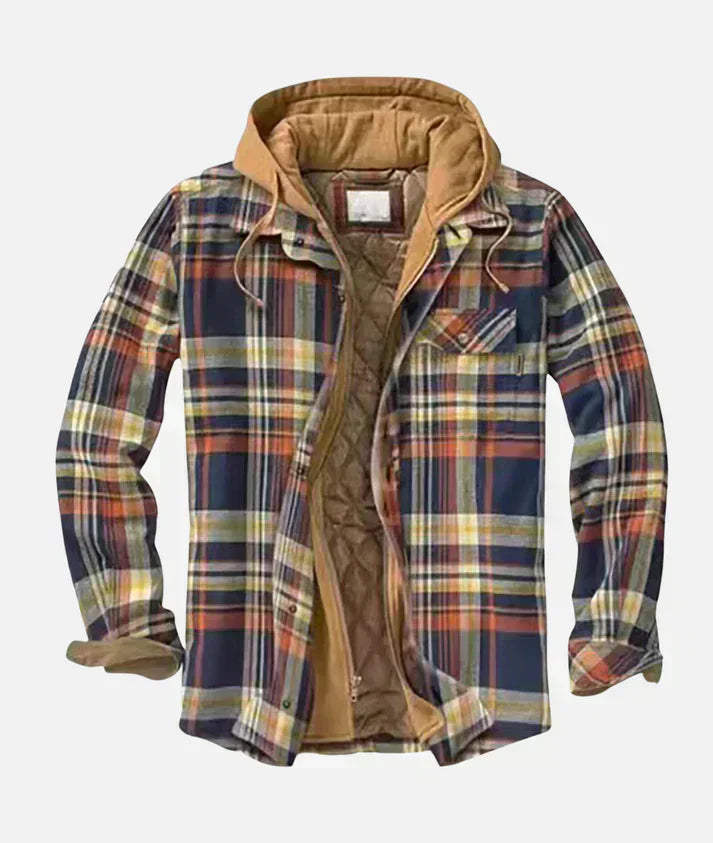 Ralph | Elegant Patchwork Plaid Jacket