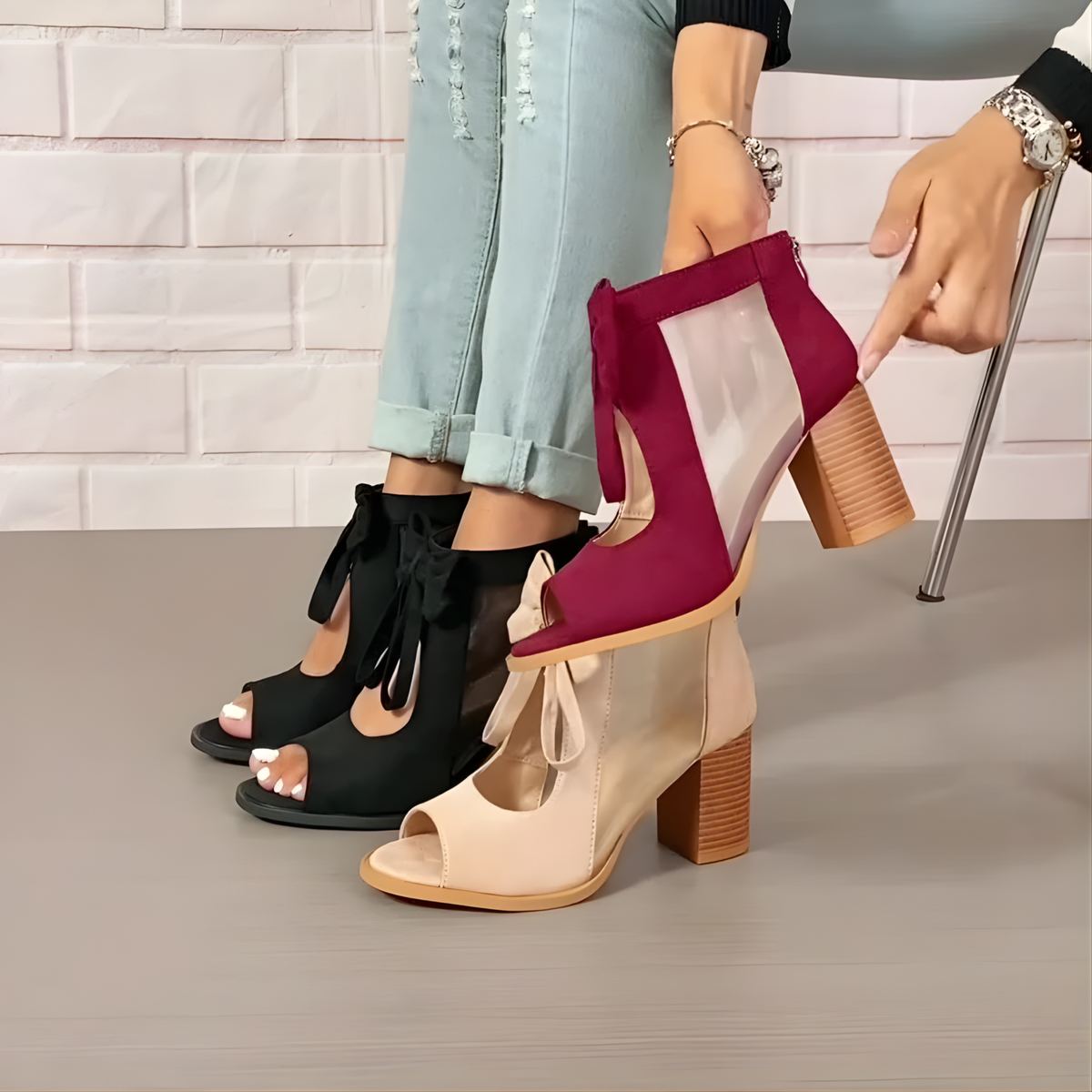 Kylie | Comfort Bow Sandals