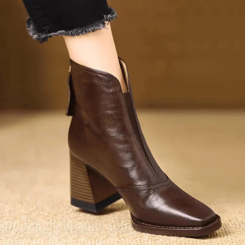 Camille | Comfortable Boots with Toe Cap