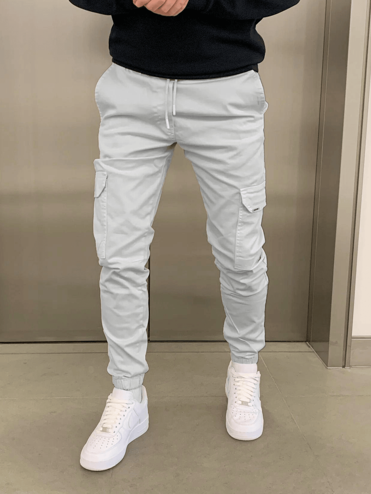 Laurent | Slim Fit Cargo Joggers