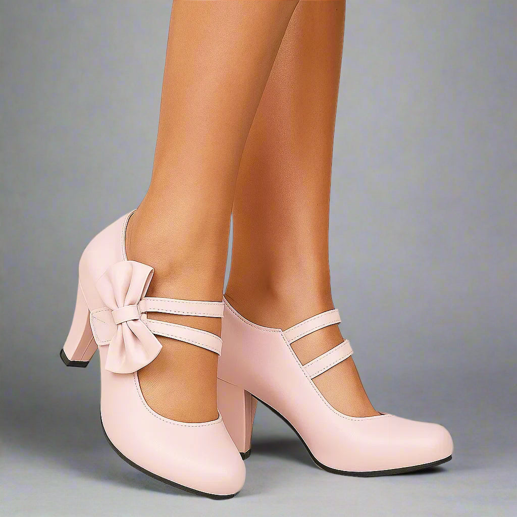 Bella | Elegant Bow-detail Occasion Heels