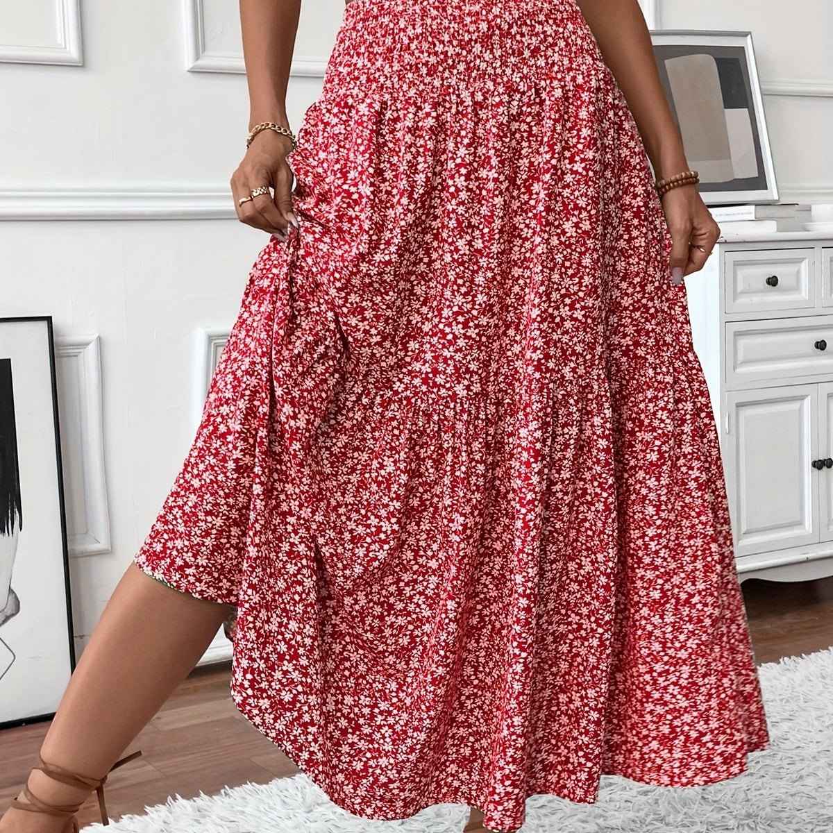 Elena | Ditsy Floral Skirt