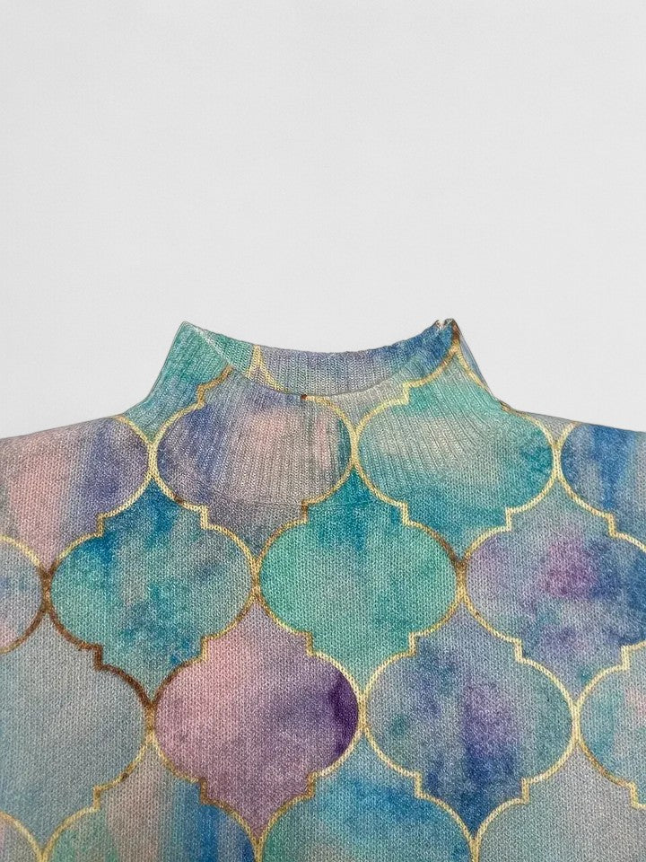 Selah | Ornate Gold Sweater