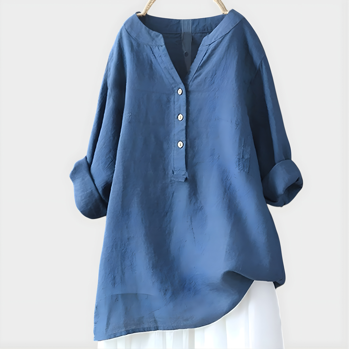 Veronica | Elegant V-Neck Blouse