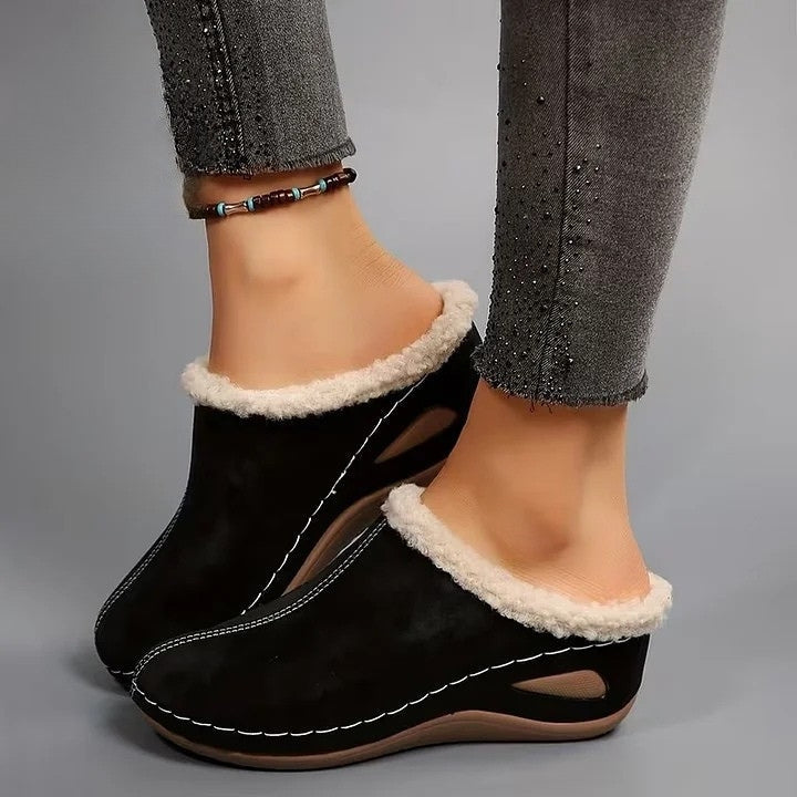 Josie | Cozy Fur-Lined Slip-On Sandals