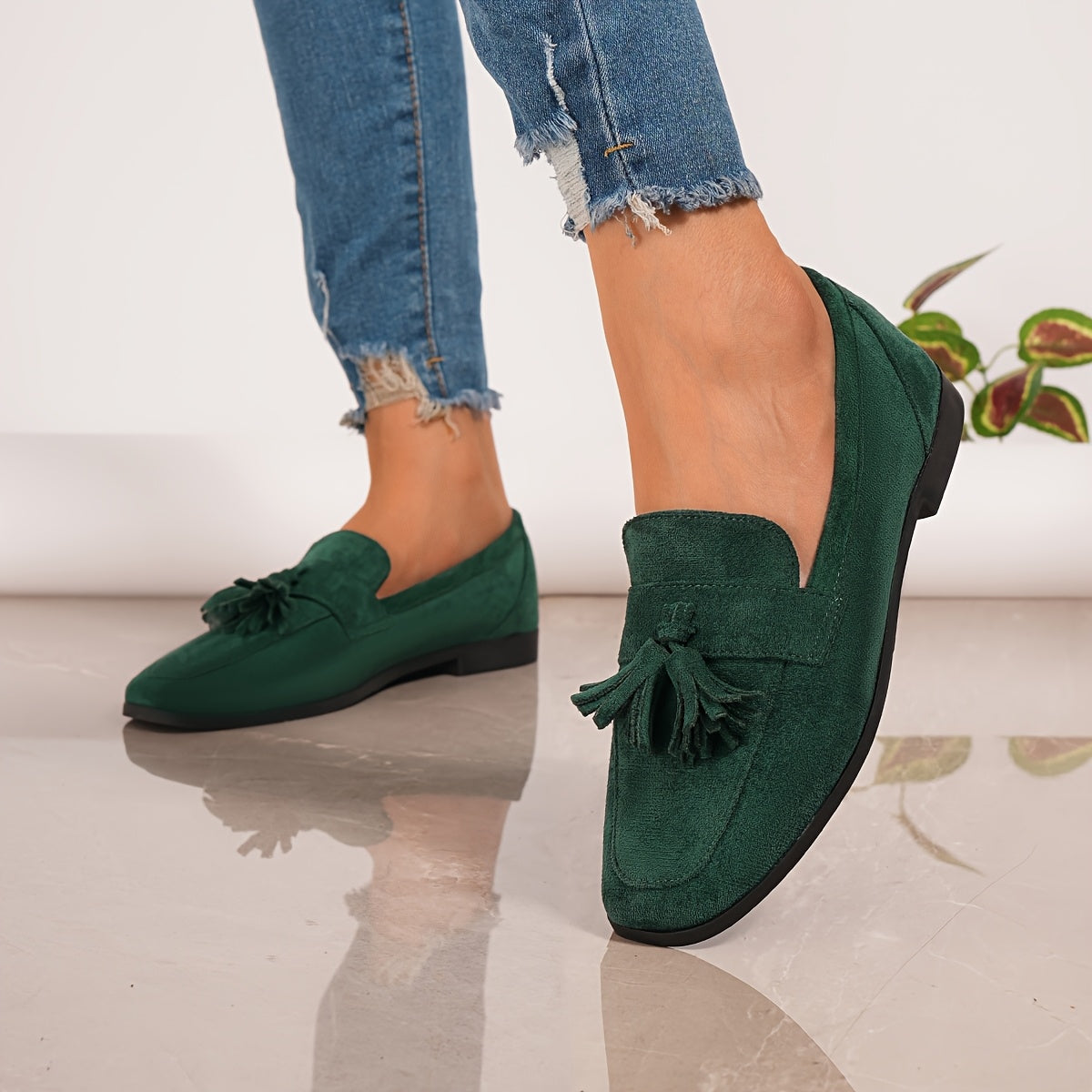 Solene | Comfort Tassel Loafers