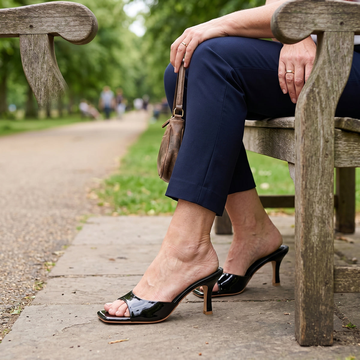 Lorna | Square Toe High Heel Sandals