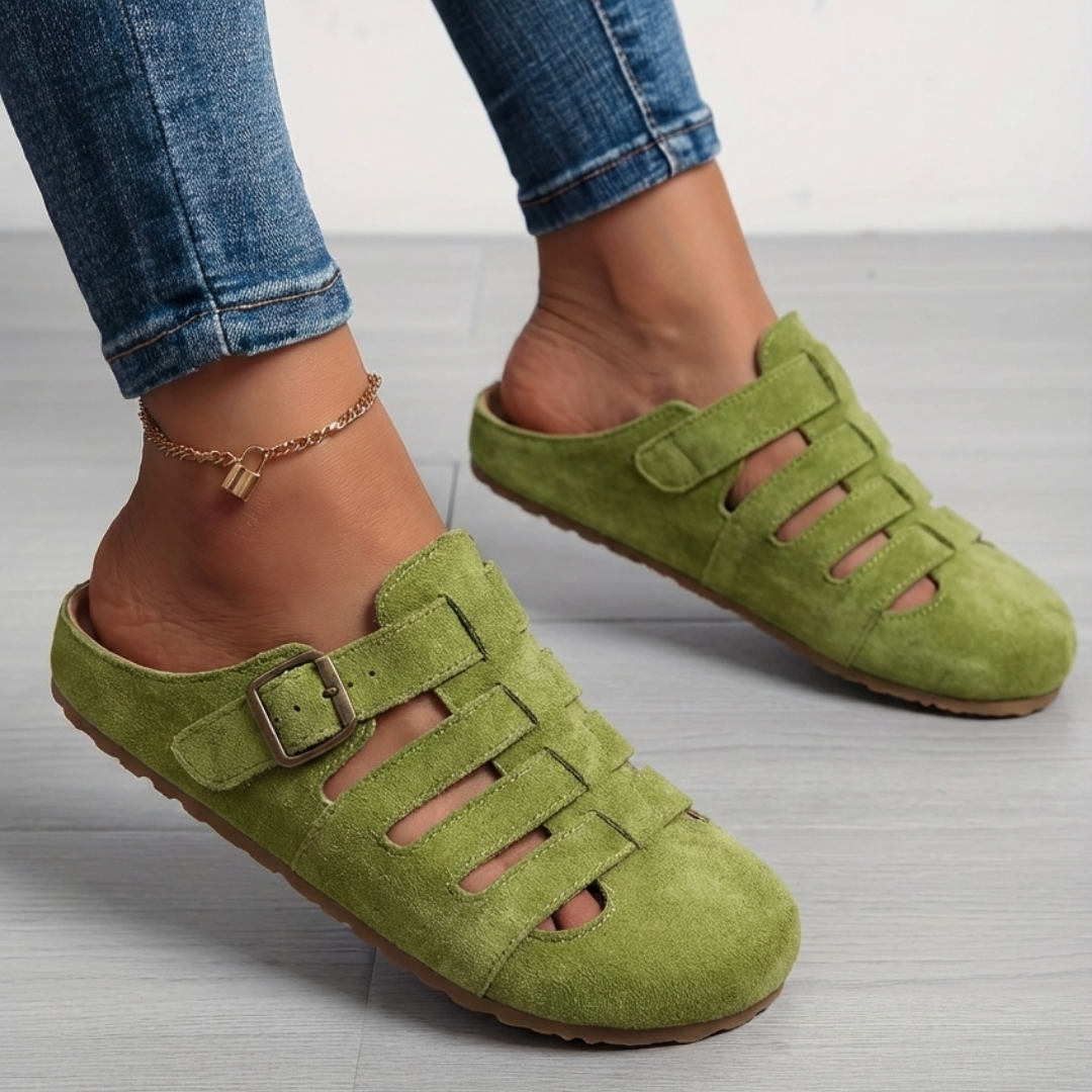 Natalie | Comfort Slip-On Mule Sandals