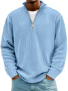 Kieran - Ribbed zip-up sweater