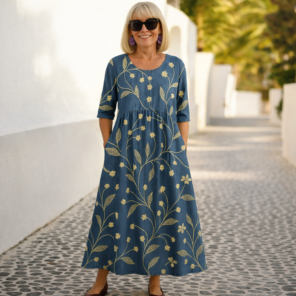 Luna | Midi Dress - Effortless Comfort