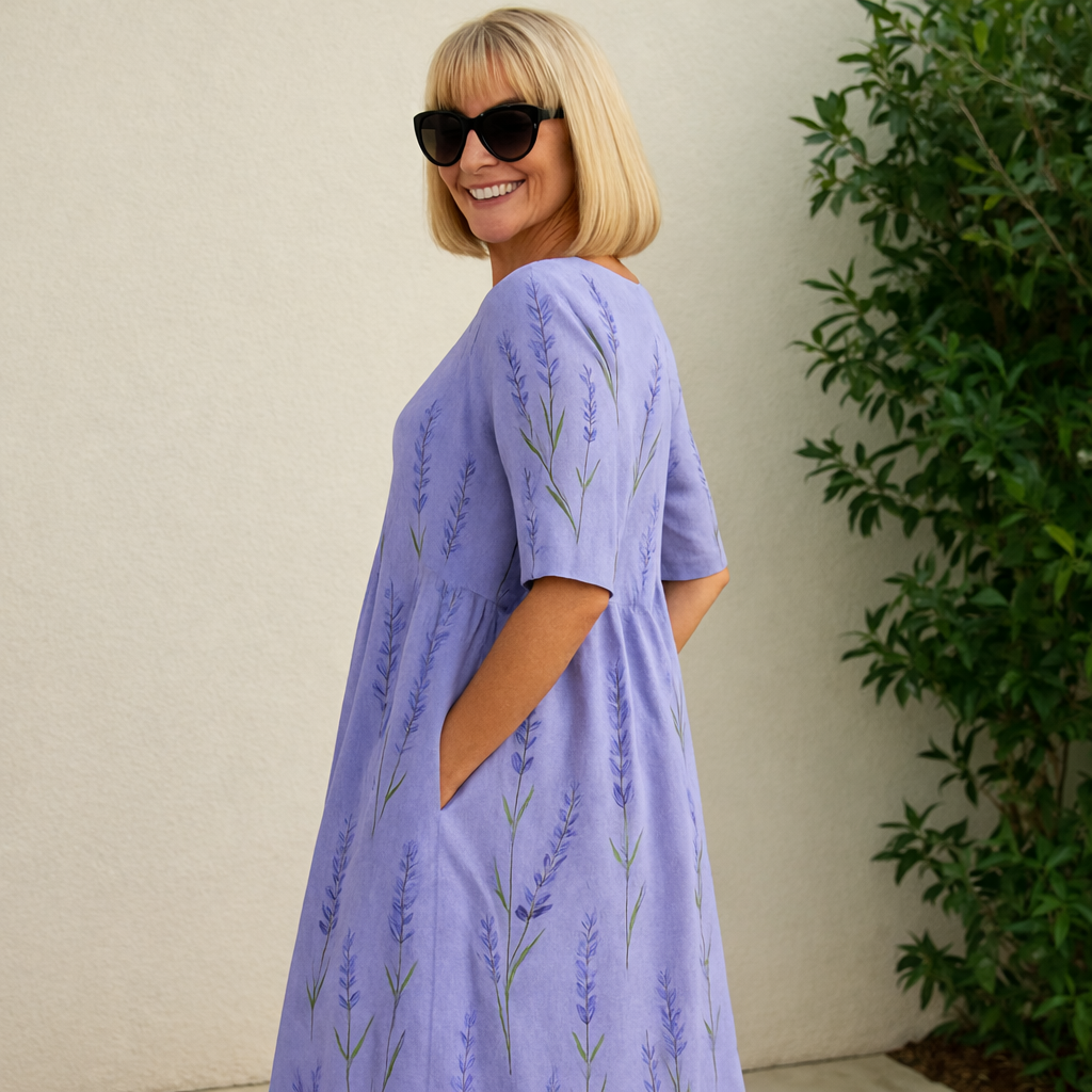 Luna | Midi Dress - Effortless Comfort