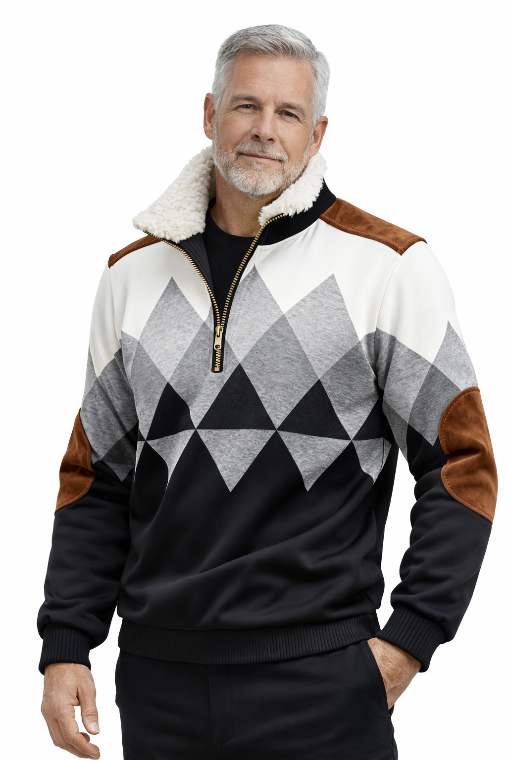 Monty | Men's Stylish Zip-Up Sweatshirt