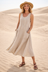 Liz | Comfortable A-Line Midi Dress