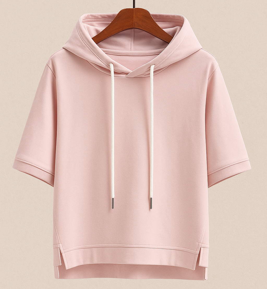 Alison | Casual Short Sleeve Hoodie