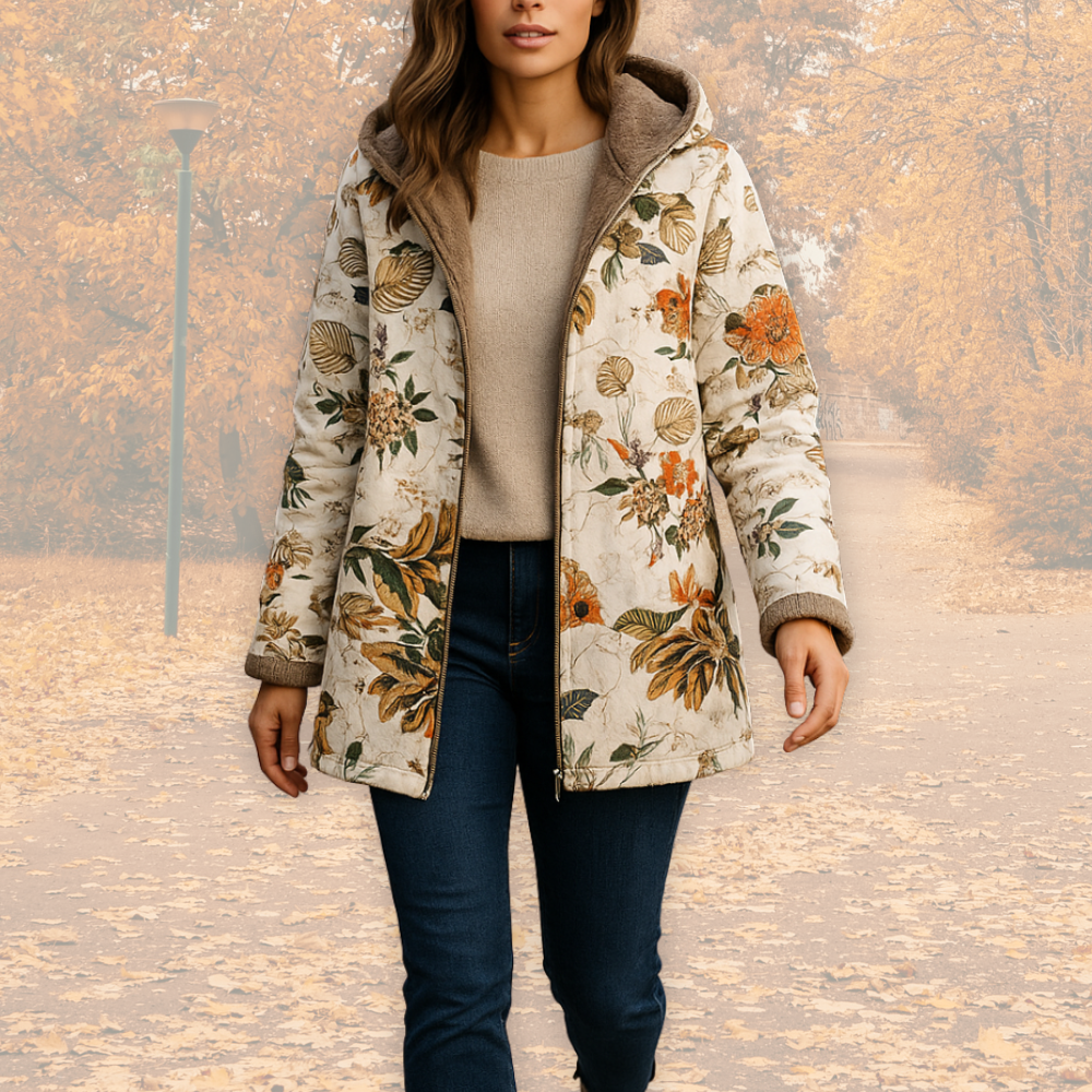 Camellia | Warm Jacket with Fleece Lining