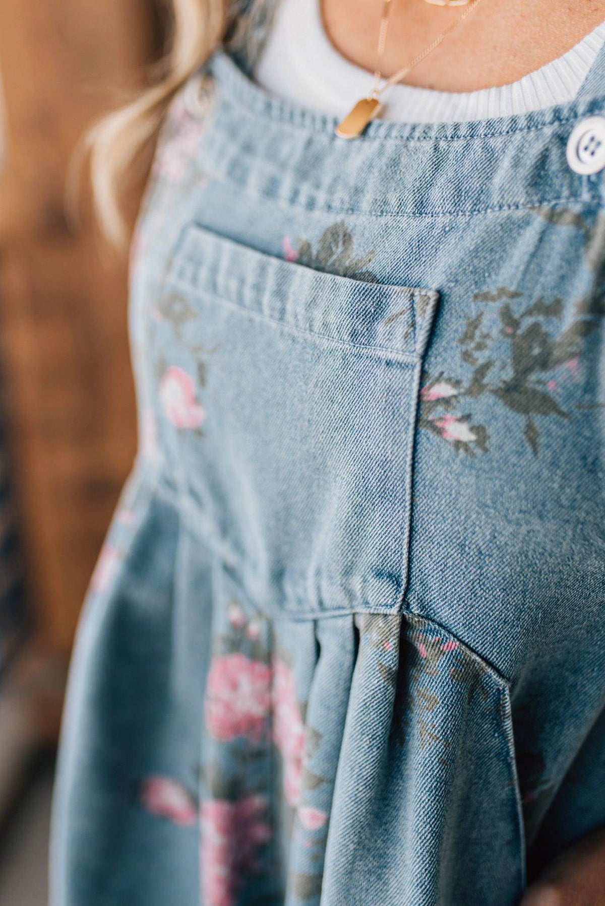 Hannah | Floral Shortalls
