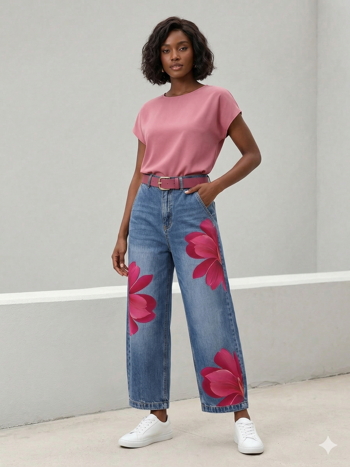 Wilma | Printed Elegant Floral Pants