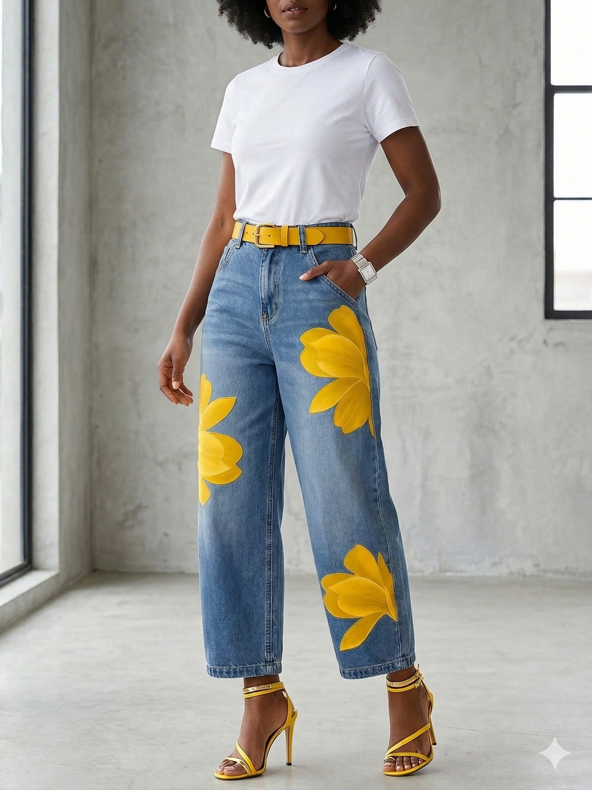 Wilma | Printed Elegant Floral Pants
