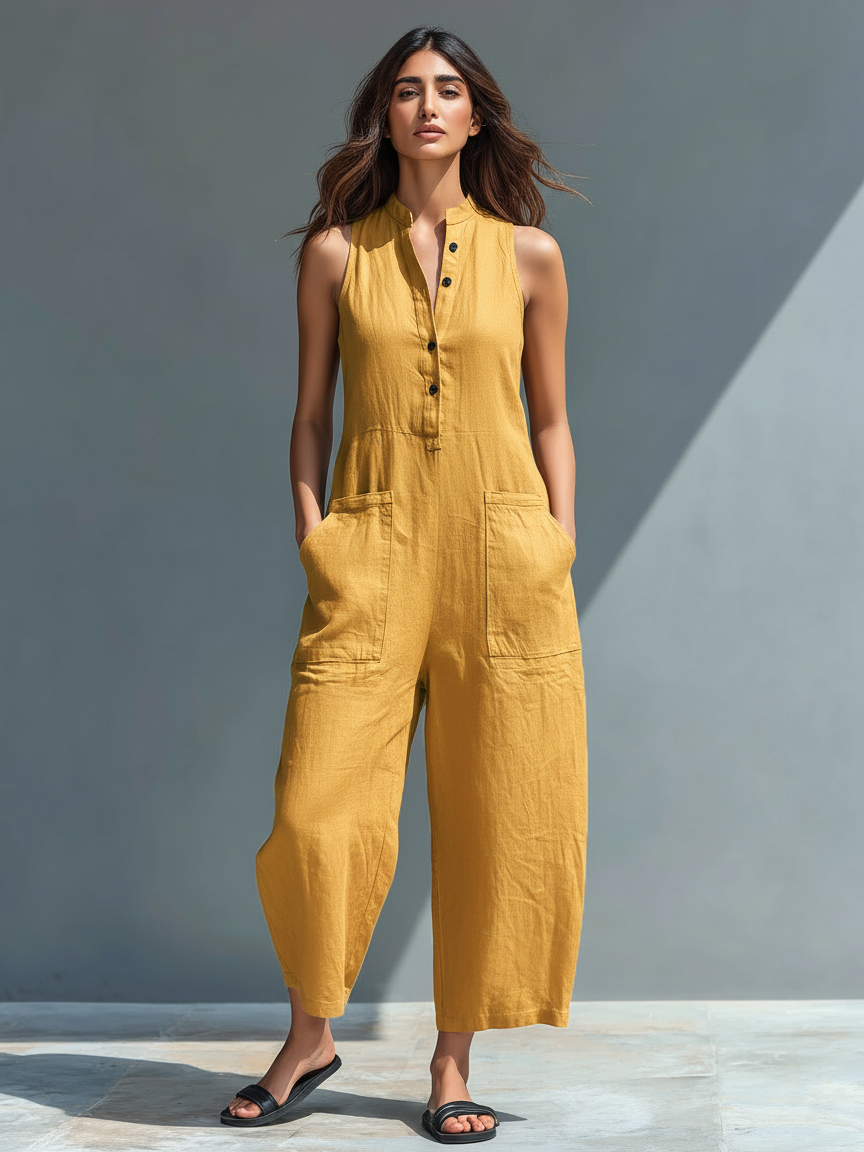 Liezel | Elegant Sleeveless Jumpsuit