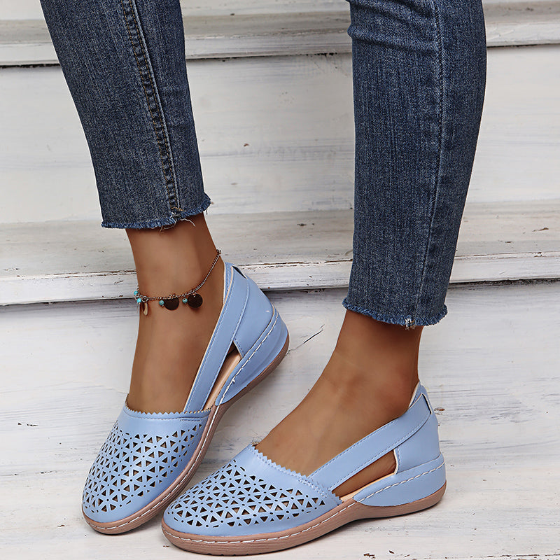 Dina | Orthopedic Closed-Toe Wedge Sandals