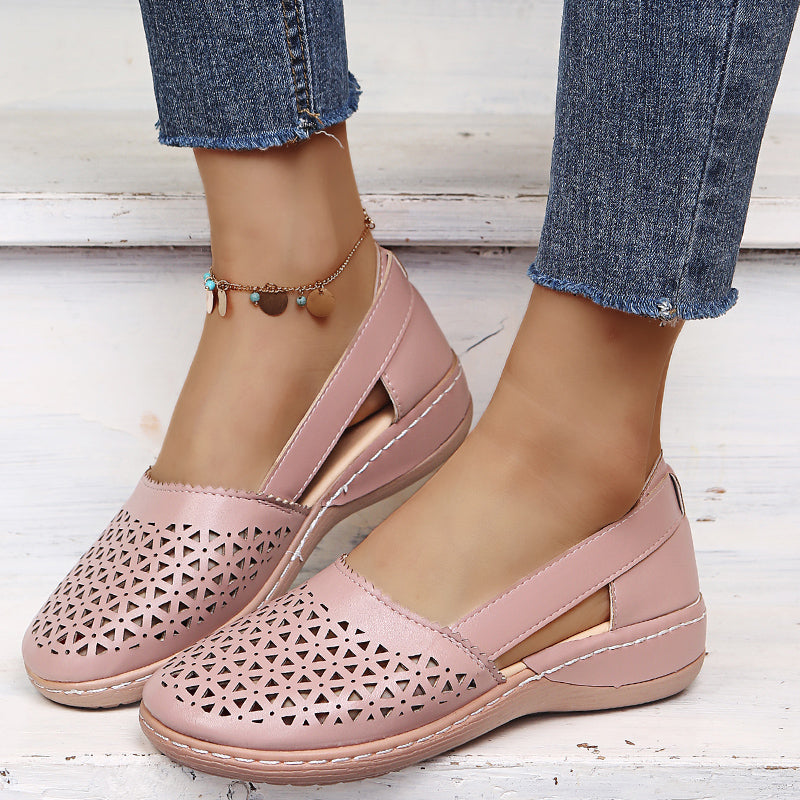 Dina | Orthopedic Closed-Toe Wedge Sandals