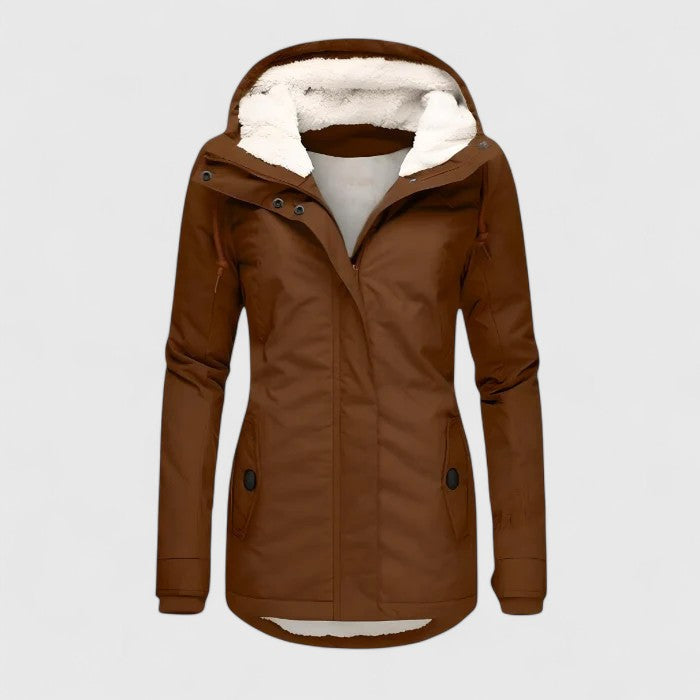 Amelie | Waterproof winter jacket with hood