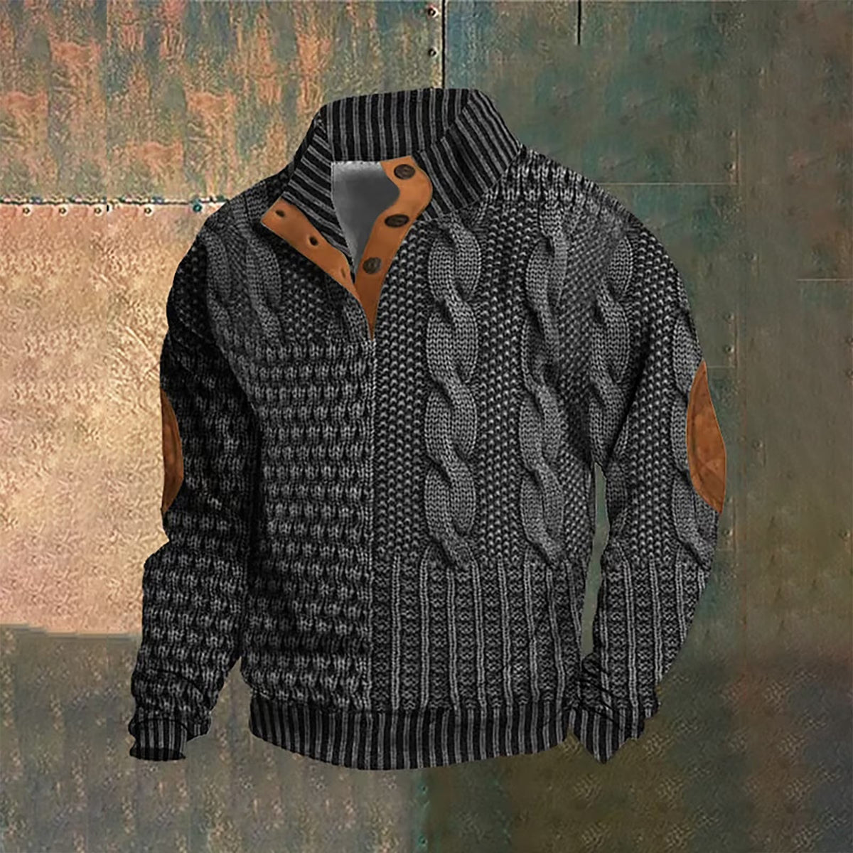 Max | Quarter Button Sweater