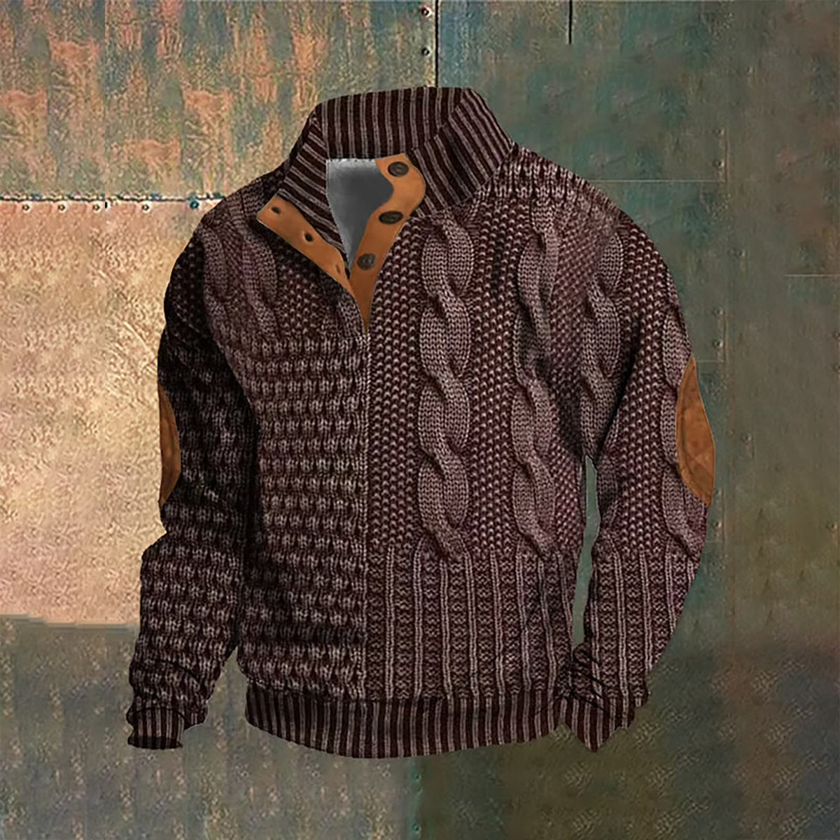 Max | Quarter Button Sweater
