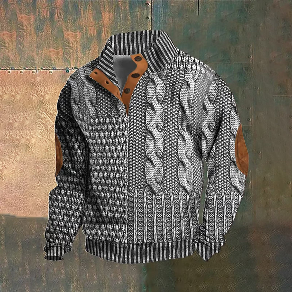 Max | Quarter Button Sweater