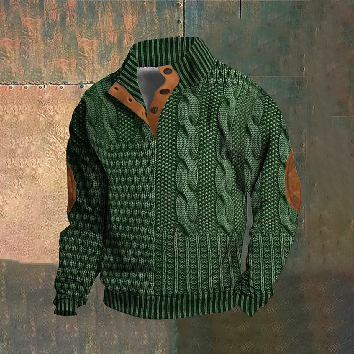 Max | Quarter Button Sweater