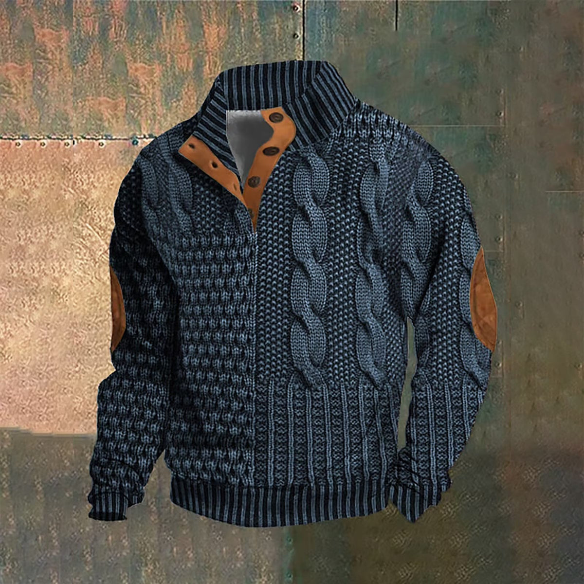 Max | Quarter Button Sweater