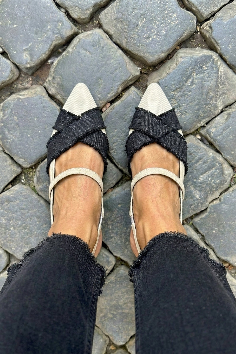Shelo | Open-toe Ballet Flats for Transitional Weather