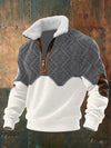 Bram | Zip-Up Sweater with a High Fur-Trimmed Collar
