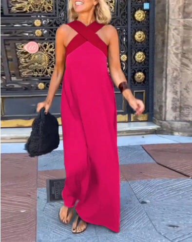 Deni | Dress with Crossed Cut