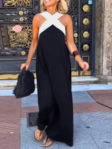 Deni | Dress with Crossed Cut