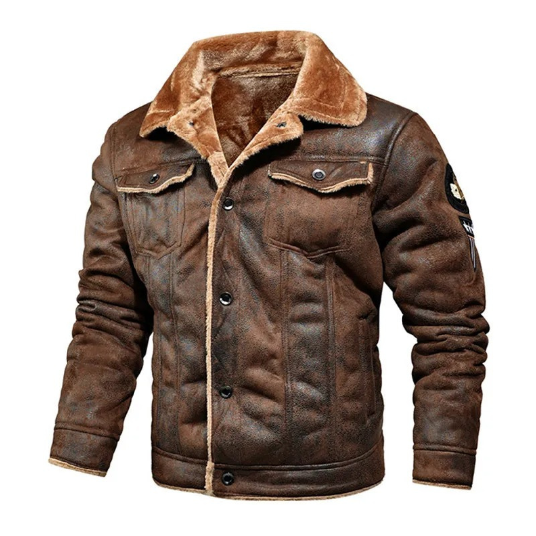 Nathan | Warm and Versatile Leather Jacket