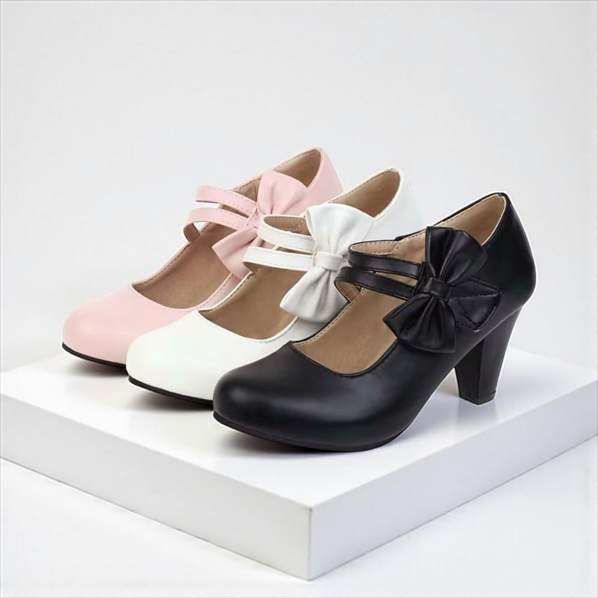 Bella | Elegant Bow-detail Occasion Heels