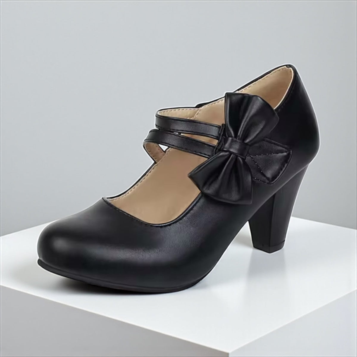 Bella | Elegant Bow-detail Occasion Heels