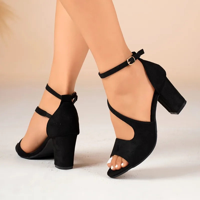Lily | Block Heel Strap Sandals