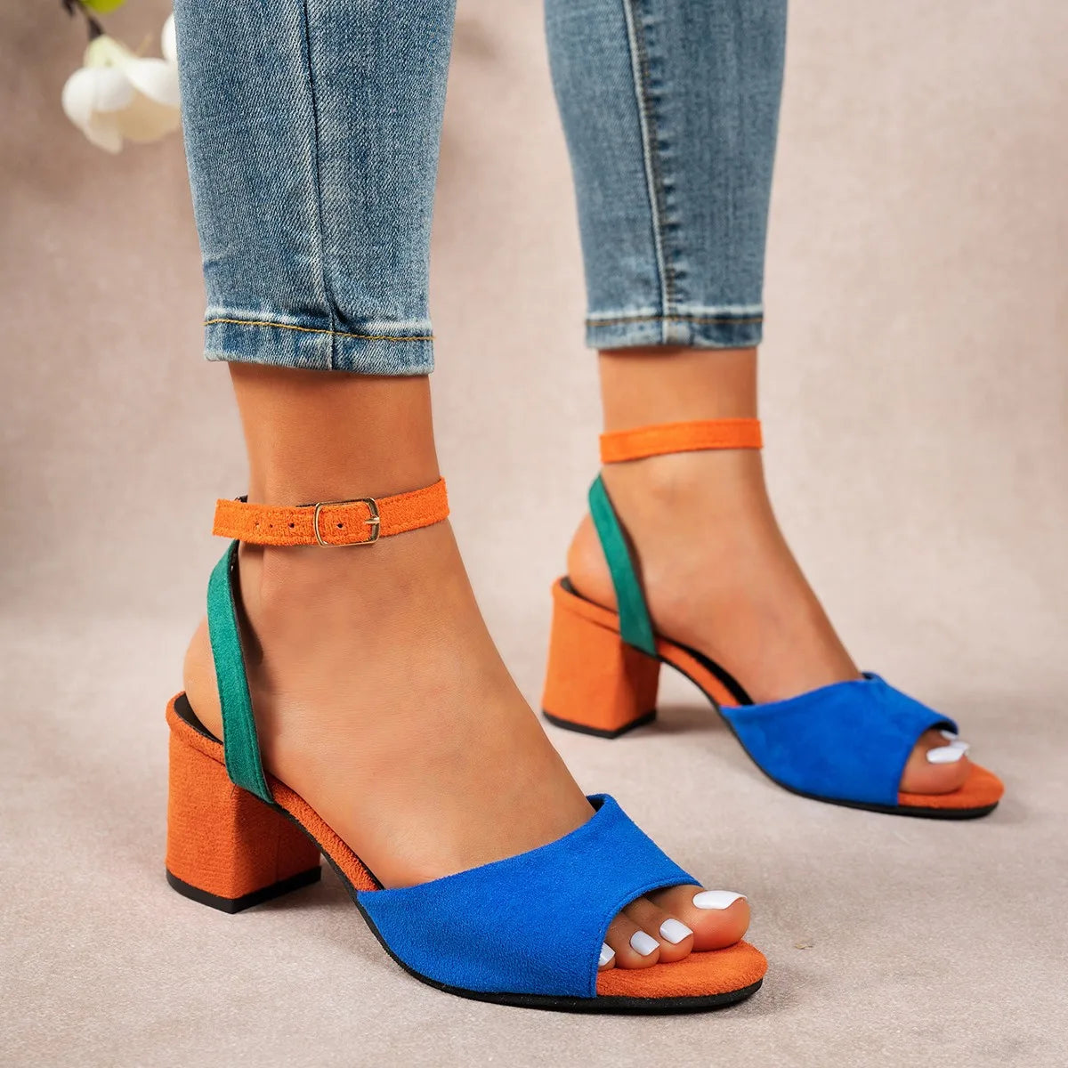 Aliyah | Crossbody Round Head Heels