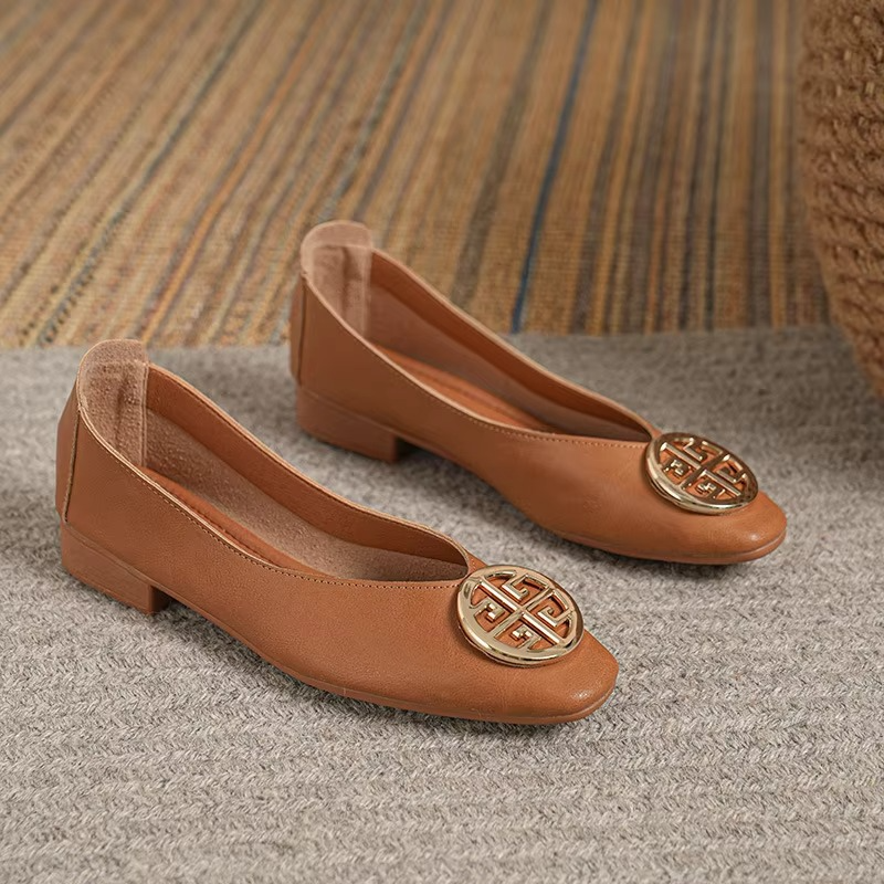 Cecil | Orchard Leather Flats