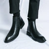 Daniel | Leather Chelsea boots with zipper