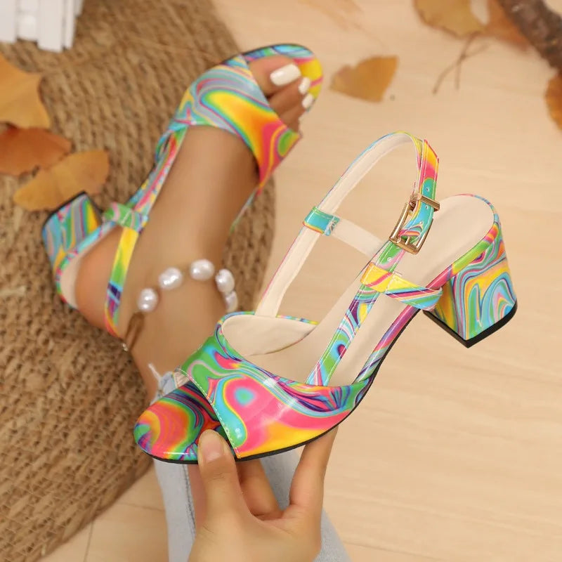 Amelia | Open Toe High Heel Sandals