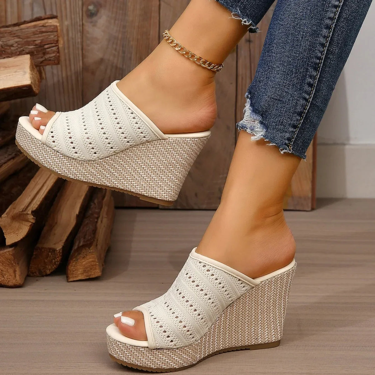 Sharon | Wedge Sandals