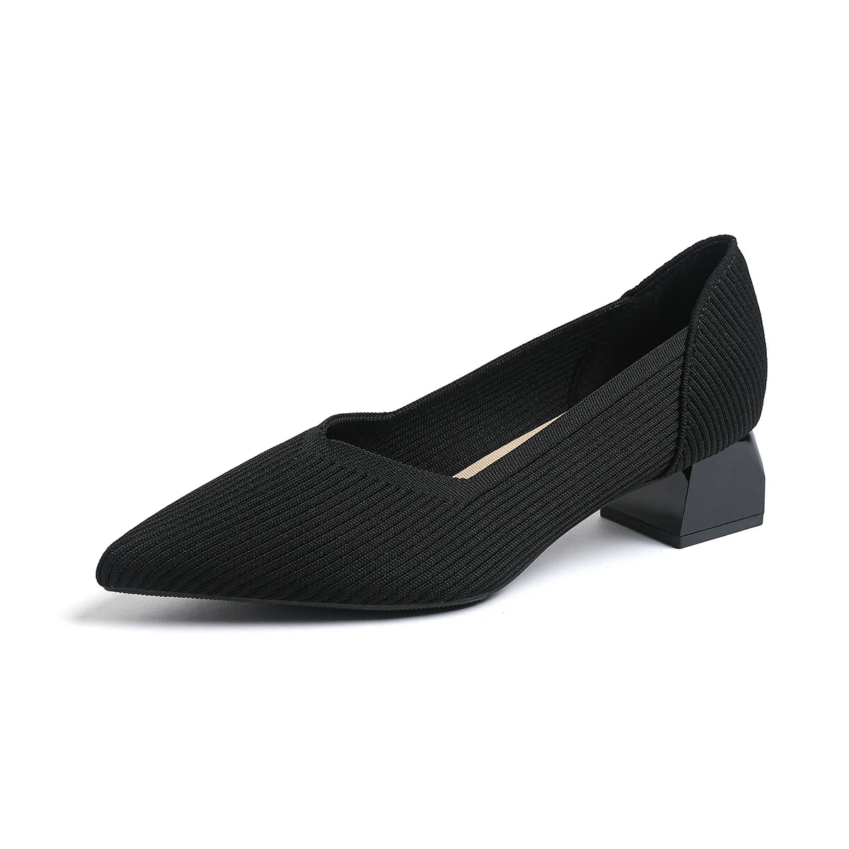 Betsy | Pointed Toe Block Heels