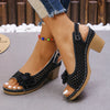 Trisha | Gladiator Wedge Slide Sandals