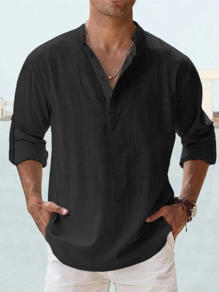 Leon | Classic Men's Linen Shirt