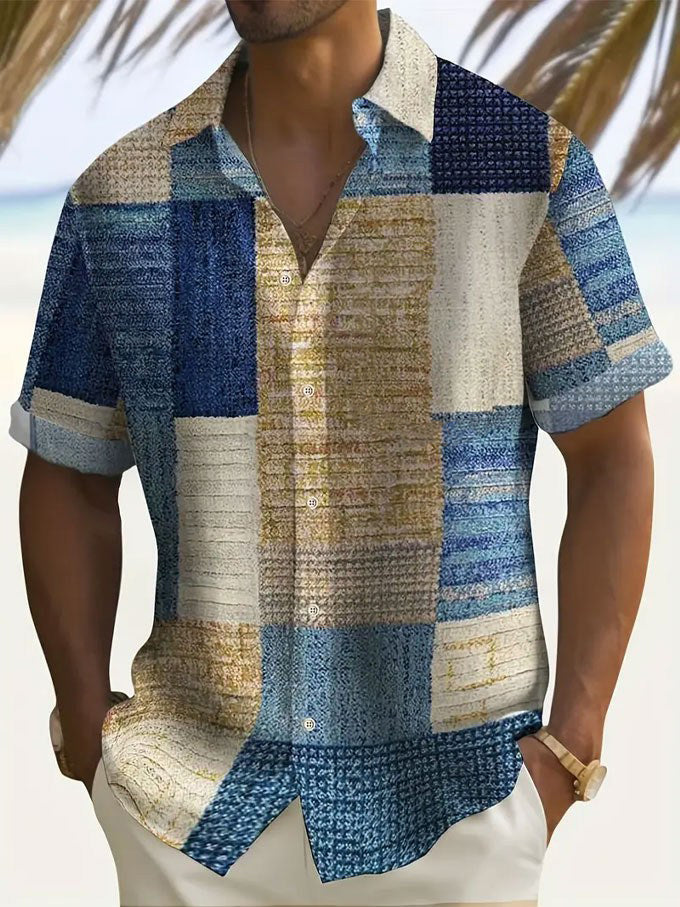 Aaron | Casual Relaxed Fit Button-Up Shirt